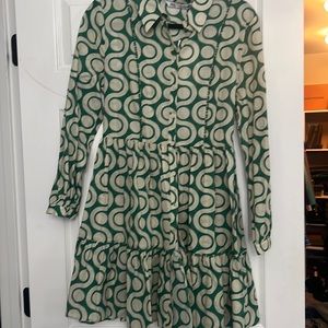 Zara Button Front Mini Dress